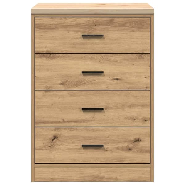vidaXL Förvaringsskåp för garage hantverksmässig ek 60x51x85 cm