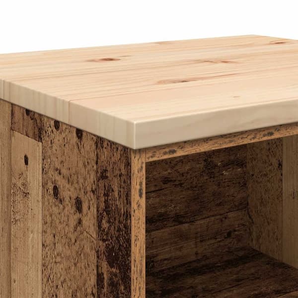 vidaXL Garasje Oppbevaringsskap Gammelt Tre 60x51x85 cm Heltre Furu