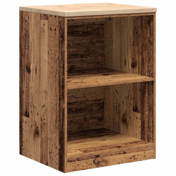 vidaXL Garasje Oppbevaringsskap Gammelt Tre 60x51x85 cm Heltre Furu