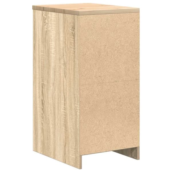 vidaXL Garageskåp Sonoma ek 40x51x85 cm massiv trä furu