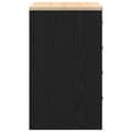 Miniatyrbilde 8 av 11: vidaXL Garasje Oppbevaringsskap Sort 60x51x85 cm Heltre Furu