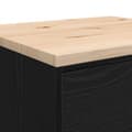 Miniatyrbilde 11 av 11: vidaXL Garasje Oppbevaringsskap Sort 60x51x85 cm Heltre Furu