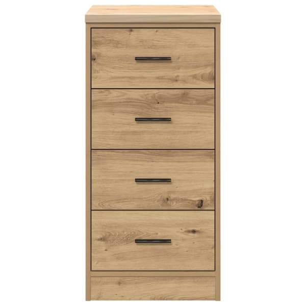 vidaXL Förvaringsskåp för garage hantverksmässig ek 40x51x85 cm
