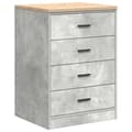 Miniatyrbilde 1 av 11: vidaXL Garasje Oppbevaringsskap Sonoma eik 60x51x85 cm Heltre Furu