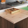 Miniatyrbilde 4 av 11: vidaXL Garasjeskap 2 stk brun eik konstruert tre