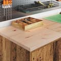 Miniatyrbilde 4 av 11: vidaXL Garasjeskap 2 stk gammelt tre konstruert tre