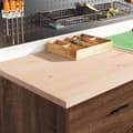 Miniatyrbilde 4 av 11: vidaXL Garasjeskap 2 stk brun eik konstruert tre