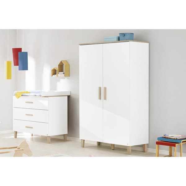 Rootz Garderobe 'Lumi' - Closet - Storage Cabinet - Soft -Close - 110 cm x 56 cm x 189 cm