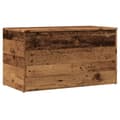 Miniatyrbilde 1 av 11: vidaXL Oppbevaringskiste gammelt tre 84x42x46 cm konstruert tre