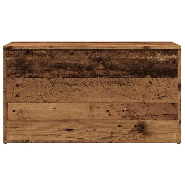 vidaXL opbevaringskasse 84x42x46 cm konstrueret træ antikt trælook