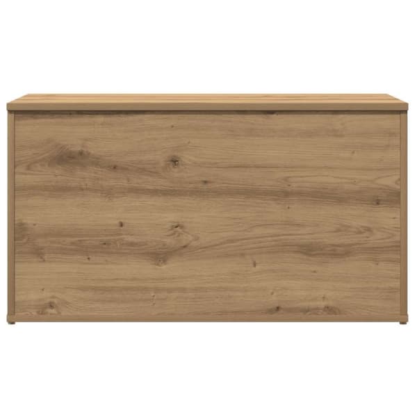 vidaXL opbevaringskasse 84x42x46 cm konstrueret træ kunsteg