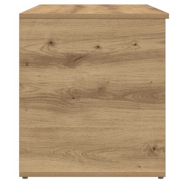 vidaXL opbevaringskasse 84x42x46 cm konstrueret træ kunsteg