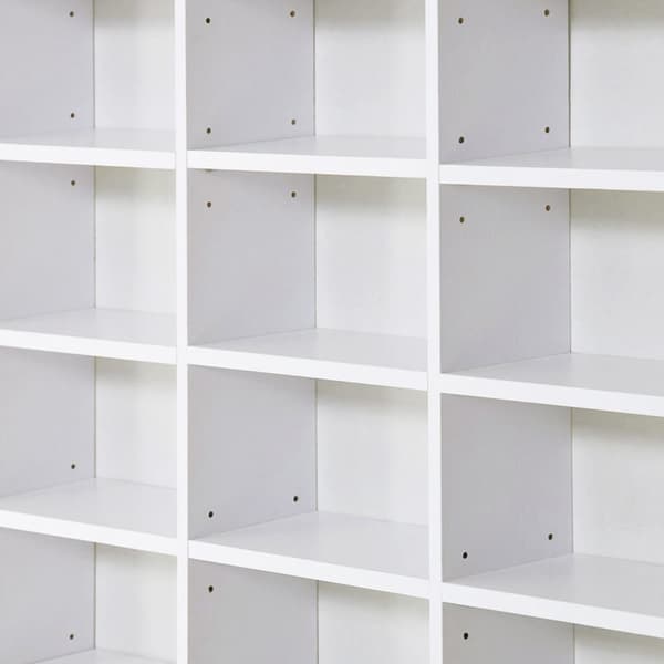 Rootz CD/DVD -hylly - Varastointijärjestäjä - Mediateline - Hallussa 1116 CDS - 195L x 102W x 23,5H CM - Korkeuden säädettävät osastot