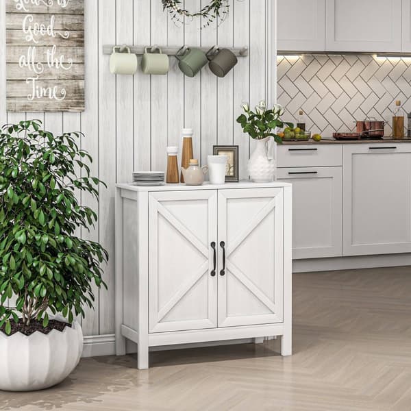 Rootz Buffet Storage -kaappi - Kaappi - Sideboard - Korkeuden säädettävä hylly - 80W x 35d x 85H cm