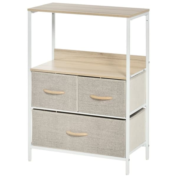 Rootz Chest of skuffer Storage Unit - Dresser - Soveværelse Skab - Reduktion - 58L X 29W X 81,5H cm