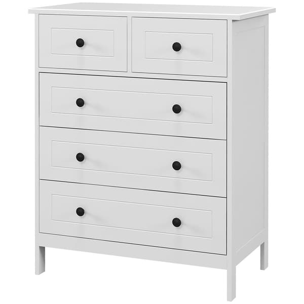 Rootz Dresser Storage Unit - Laatikot - Makuuhuoneen huonekalut - runsaasti säilytystilaa - 74 cm x 40 cm x 91cm