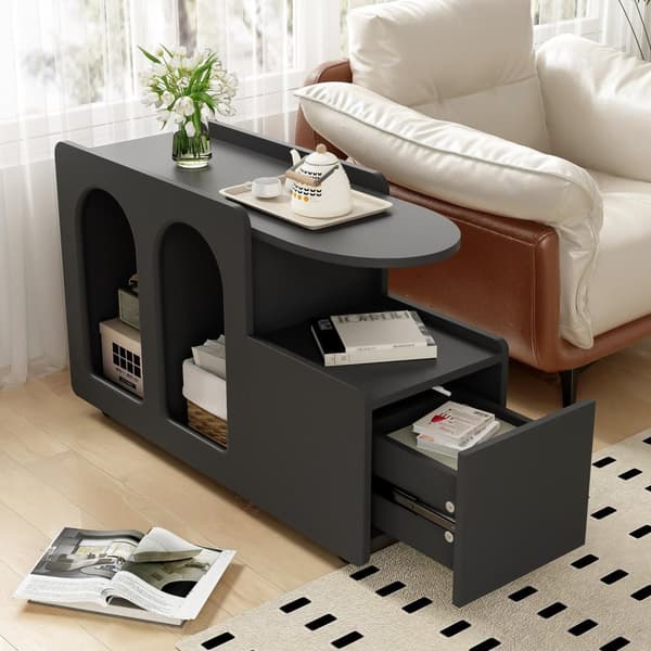 Rootz -monitoiminen sivukaappi - säilytysvaunu - Rolling Cart - Joustavat pyörät - 82 cm x 30 cm x 53cm