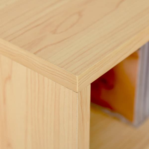 Rootz Sæt med 2 søjlehylder - CD -DVD Storage Cabinet - Media Organizer - Holdable Chipboard - 21L X 19W x 88H CM - Holder 160 cd'er - Brun farve