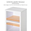 Miniatyrbillede 6 af 11: Rootz Sæt på 2 CD -stande - Mediehylder - dekorativ opbevaring - Organiser op til 204 cd'er - 21 x 22,5 x 88,5 cm - Hvid finish