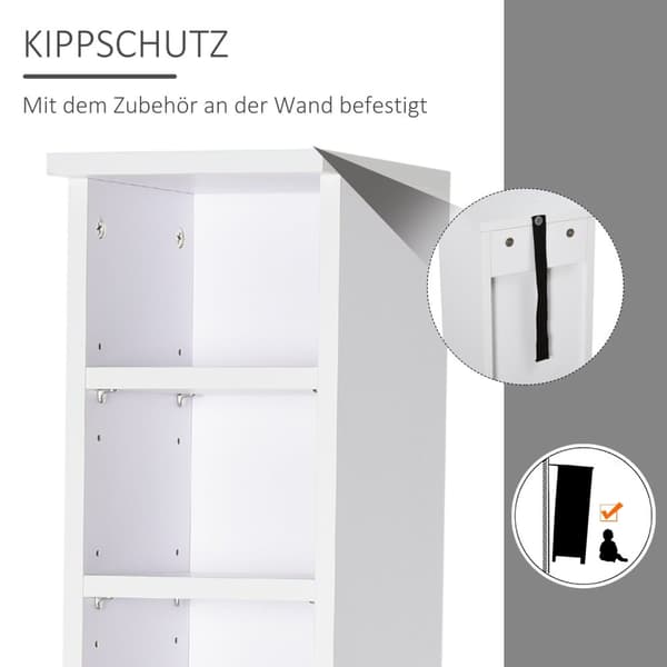 Rootz Sæt på 2 CD -stande - Mediehylder - dekorativ opbevaring - Organiser op til 204 cd'er - 21 x 22,5 x 88,5 cm - Hvid finish