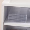 Miniatyrbillede 8 af 11: Rootz Sæt på 2 CD -stande - Mediehylder - dekorativ opbevaring - Organiser op til 204 cd'er - 21 x 22,5 x 88,5 cm - Hvid finish