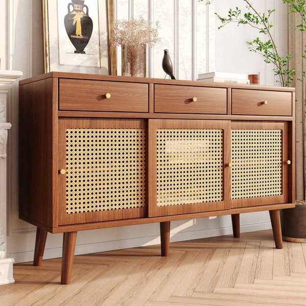 ROTZ -sidoboar - bufféskåp - lagringsenhet - justerbara hyllor - 120L x 40W x 78 timmar cm