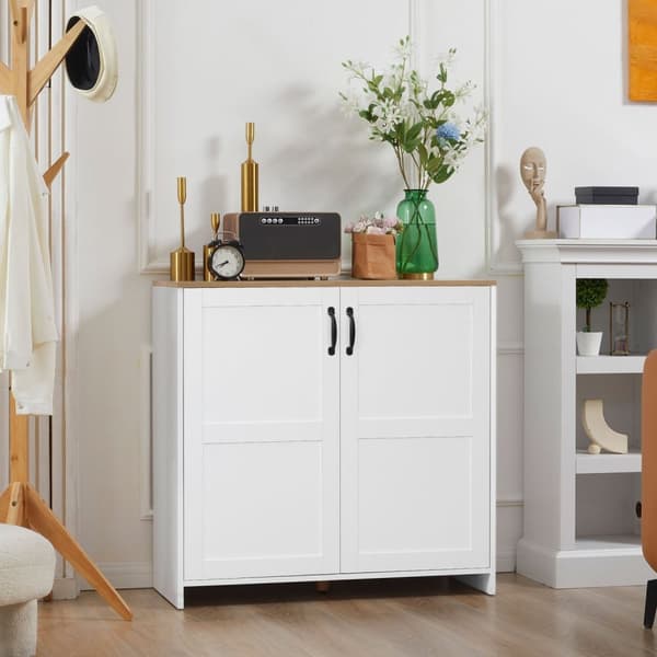 Rootz -säilytyskaapin buffet - sivupöytä - keittiön kaappi - säädettävät hyllyt - 90 x 39,5 x 88 cm