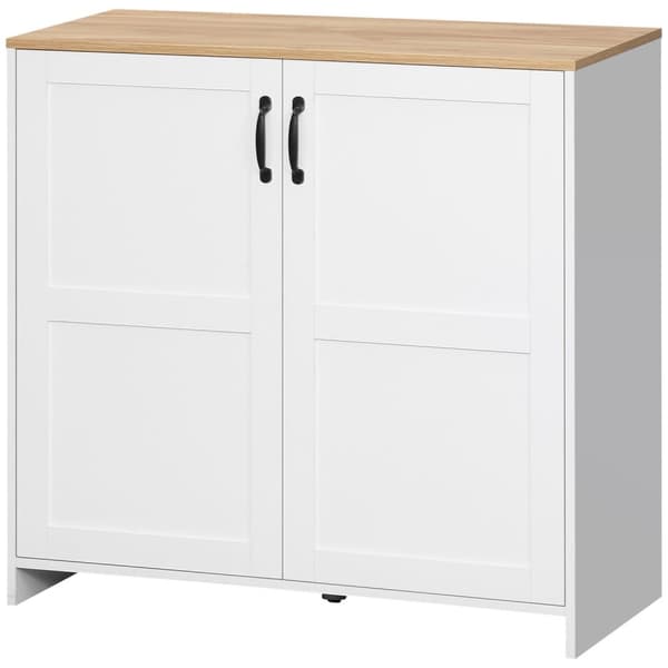 Rootz Storage Cabinet Buffet - Skænk - Kitchen Cabinet - Justerbare hylder - 90 x 39,5 x 88 cm