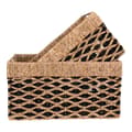 Pikkukuva 3 / 3: Rootz 2 -kappaleinen asetussalarit - säilytyskorit - meriruoholaskit - monipuolinen varastointi - 20x35x19cm & 25x40x21cm