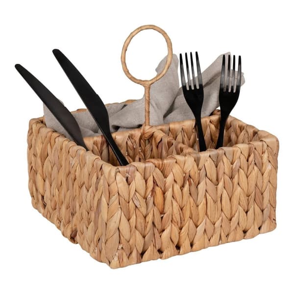 Rootz Storage Box - Water Hyacinth - Natural Organizer - miljövänlig - 20 cm x 11 cm x 20 cm
