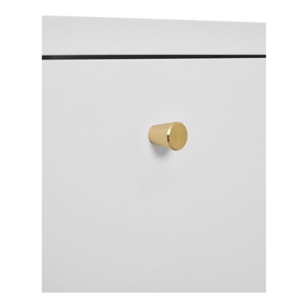 Rootz Steel Chest - 2 Drawer Unit - White Storage Organizer - Hållbar vit finish - 40 cm x 40 cm x 59,5 cm