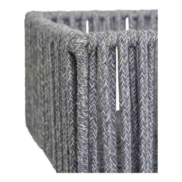 Rootz korguppsättning av 3 - förvaringskorgar - arrangörsfack - hållbar bomull/metall - 162126cm x 101214cm x 263136cm