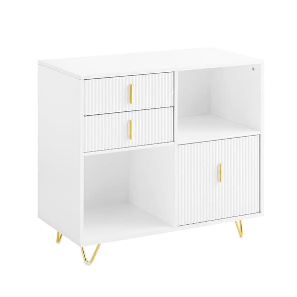 SoBuy Arkivskab Printer Stand Sidebord Sengebord ASK11-W
