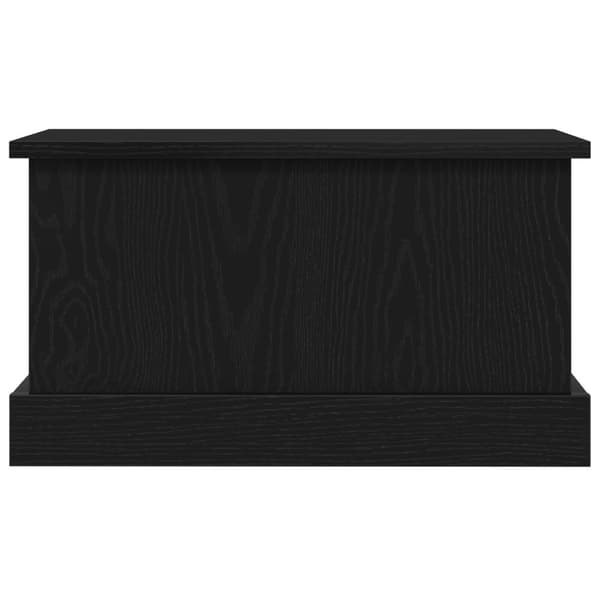 vidaXL Oppbevaringsboks Svart Eik 50x30x28 cm Konstruert Tre