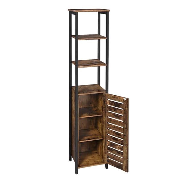 Korkea kaappi, VASAGLE LSC37BX, 37x30x167 cm, Vintage