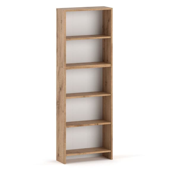 Kirjahylly Oak Wotan Office 60 CM 5 hyllyä Leluhylly Parvi