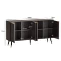 Miniatyrbillede 4 af 6: Rootz Stylfuldt skuffer - Moderne skænk - Opbevaringsenhed - Rummelig design - 150 cm x 81 cm x 39 cm