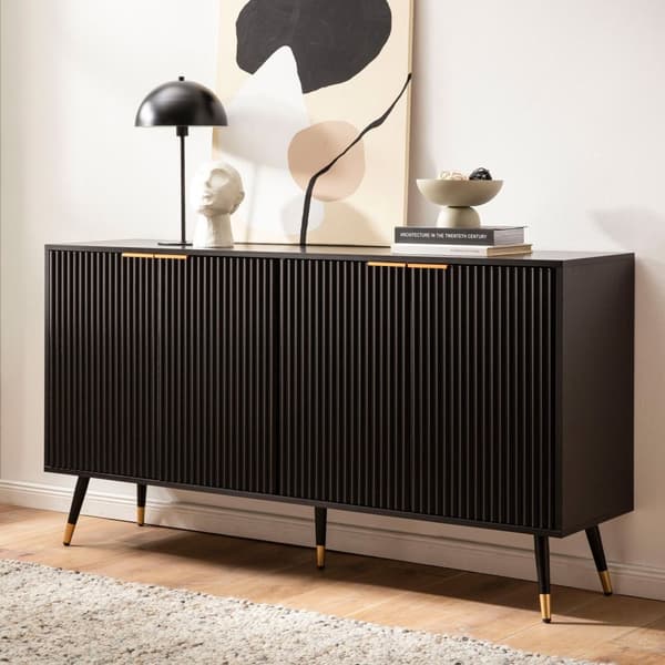 Rootz Stylfuldt skuffer - Moderne skænk - Opbevaringsenhed - Rummelig design - 150 cm x 81 cm x 39 cm