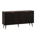 Miniatyrbillede 1 af 6: Rootz Stylfuldt skuffer - Moderne skænk - Opbevaringsenhed - Rummelig design - 150 cm x 81 cm x 39 cm