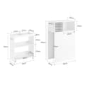 Miniatyrbillede 3 af 9: SoBuy Arkivskab Printer Stand Sidebord Sengebord ASK12-W