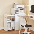 Miniatyrbillede 8 af 9: SoBuy Arkivskab Printer Stand Sidebord Sengebord ASK12-W