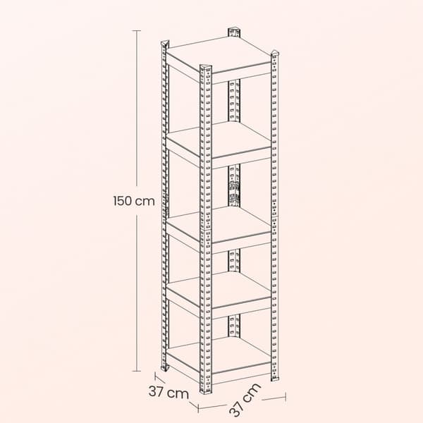 Zwaar uitgevoerde plank, kelderplank, opbergplank