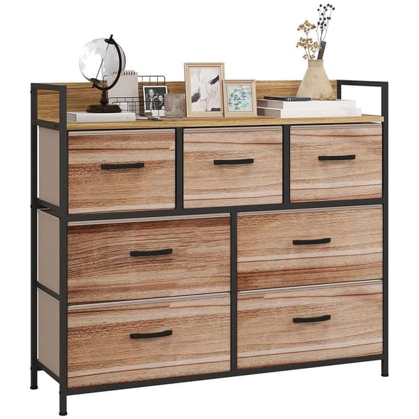 Rootz 7 Skuffe Storage Cabinet - CHOST OF THEBLEER - Foldbart stof - Organiser plads - 98 cm x 29 cm x 85 cm