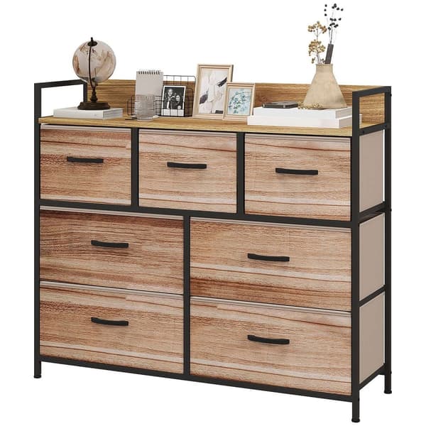 Rootz 7 Skuffe Storage Cabinet - CHOST OF THEBLEER - Foldbart stof - Organiser plads - 98 cm x 29 cm x 85 cm