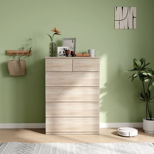Rootz 6 -laatikon kaappi - säilytysyksikkö - minimalistinen rintakehä - ruskea - tilava säilytys - 80 cm x 39 cm x 115 cm