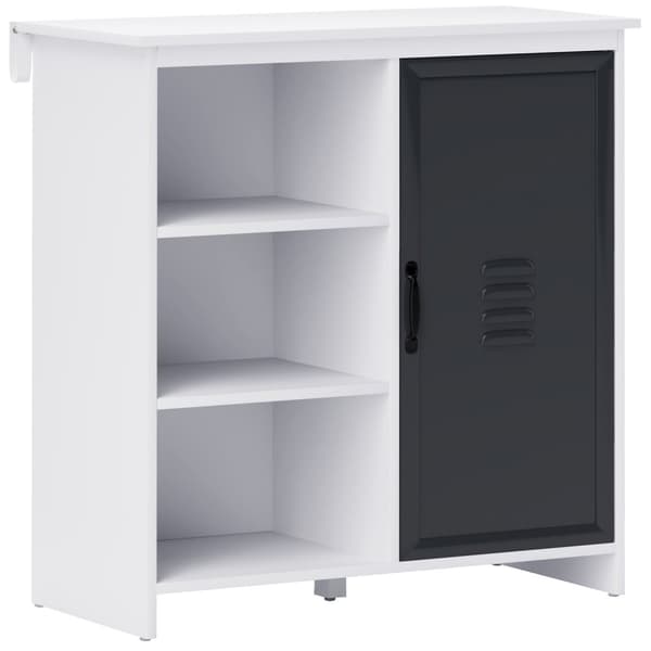 Rootz Buffet Storage Unit - 3 Rumskab - Moderne møbler - Elegant opbevaring - 80 cm x 35 cm x 82 cm
