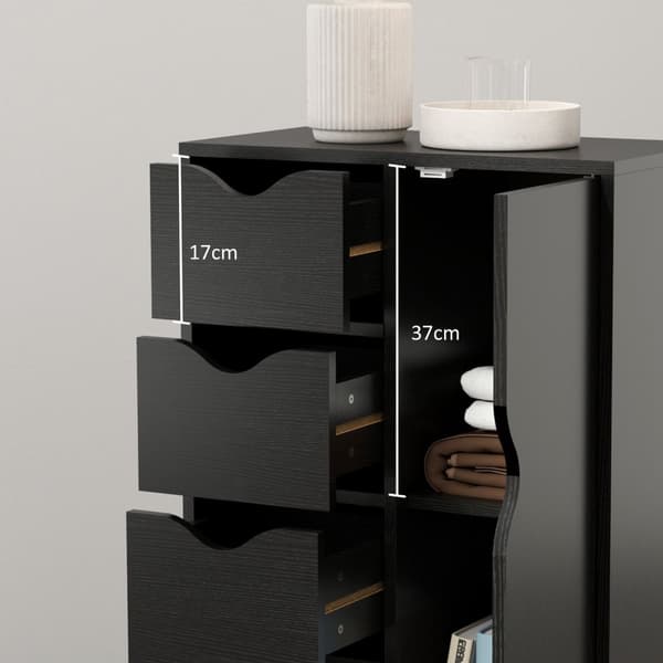 Rootz Buffet -laatikko - säilytyskaappi - Skandinavian lipasto - Kallistussuoja - 54 cm x 29cm x 83cm