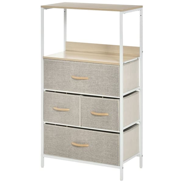 Rootzin laatikkokastike - lipasto - säilytysyksikkö - irrotettavat laatikot - tukeva suunnittelu - 58 cm x 29cm x 103cm