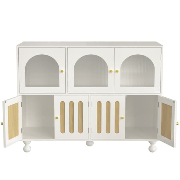 Rootz Moderne skænkskab - Spisestueopbevaring - Keen for klavernøgle - Holdbar MDF - 120 cm x 40 cm x 90 cm