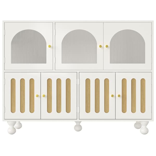 Rootz Moderne skænkskab - Spisestueopbevaring - Keen for klavernøgle - Holdbar MDF - 120 cm x 40 cm x 90 cm